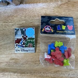 WDW Pin and Pin Backs